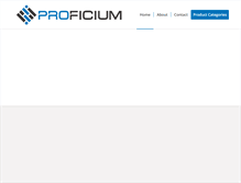 Tablet Screenshot of proficium.com
